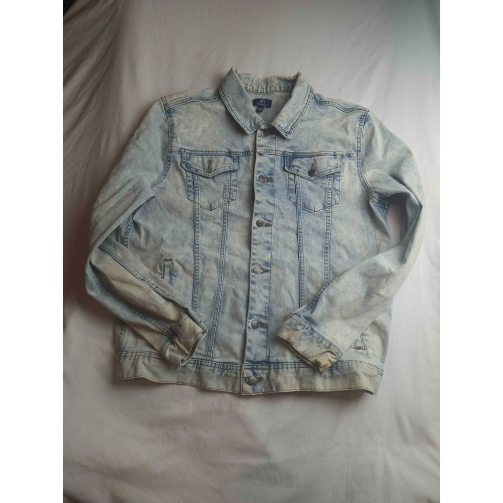 George Denim Jacket Mens Large Blue Trucker Streetwear Urban Classic Vintage